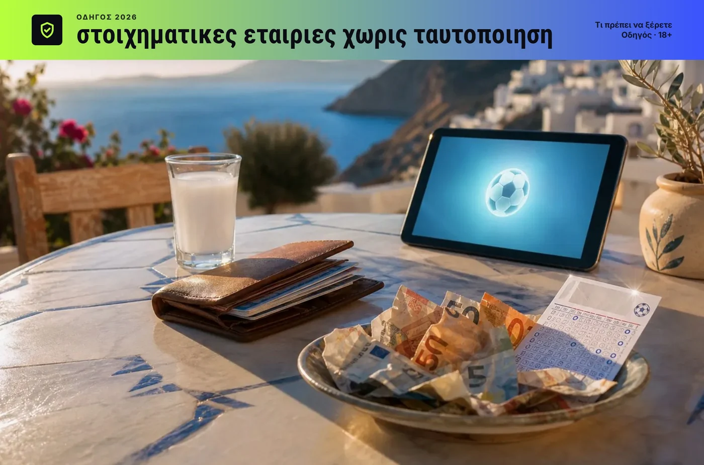 στοιχηματικες εταιριες χωρις ταυτοποιηση